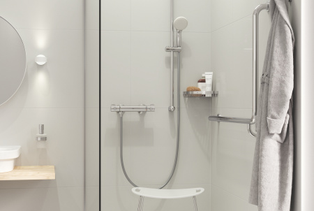 Термостат для душа с душевым гарнитуром Grohe Grohtherm 800 34565 001 (34565001) хром Термостат для душа с душевым гарнитуром Grohe Grohtherm 800 34565 001 (34565001) хром